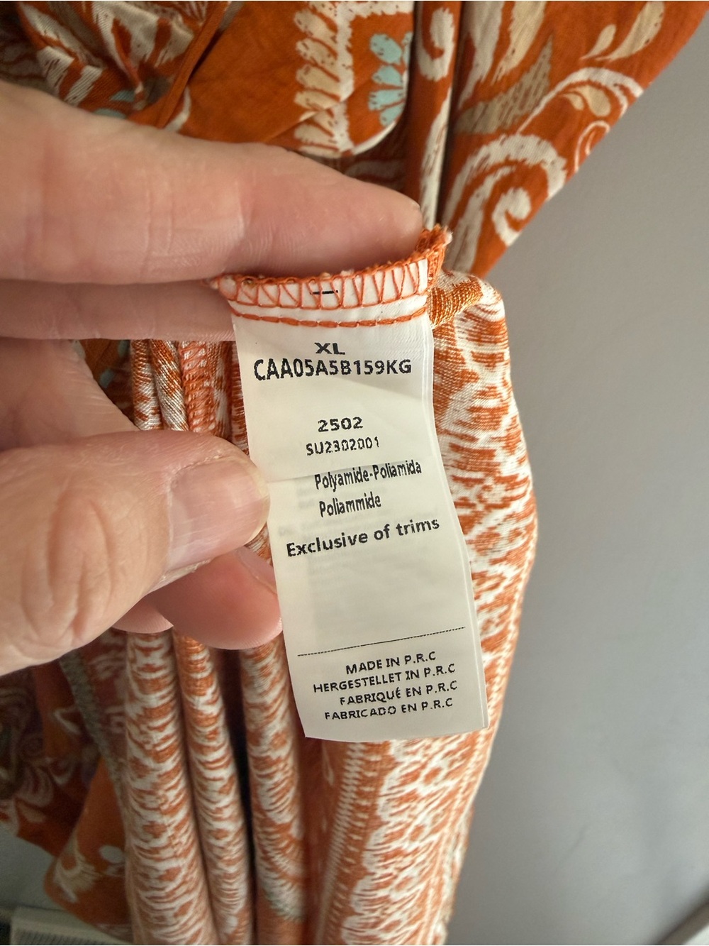 Cupshe Women’s Evening Sun Ornate Maxi Dress SZ XL Spaghetti Strap New Floral - Picture 10 of 14
